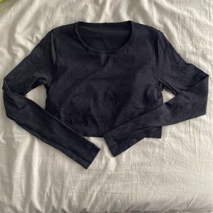 Ebb to Street cropped long sleeve